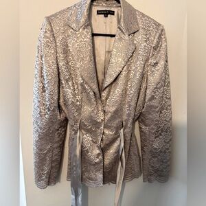 Preston & York Lace Blazer in Cream